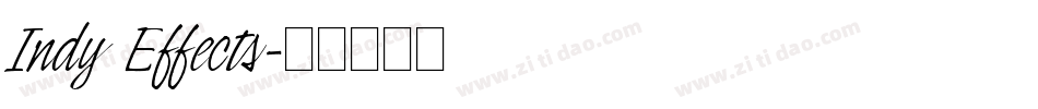 Indy Effects字体转换